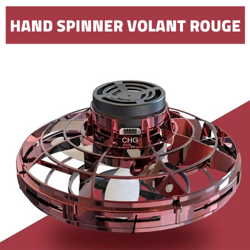 hand spinner volant rouge