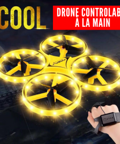 drone contrôlable par bracelet montre à la main